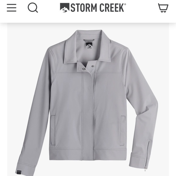 Storm Creek Jackets & Blazers - Storm Creek Women's Explorer Gray Lightweight Bomber Jacket - NEW